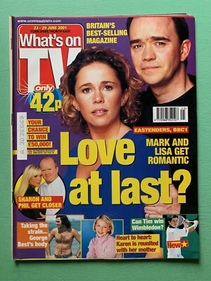 WHAT'S ON TV mag 23-June-2001 TODD CARTY Paul Rhys Holly Aird Shirley Anne Field