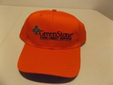 VINTAGE--GreenStone-FARM CREDIT SERVICES,  Hat-Cap Adjustable Strap Back