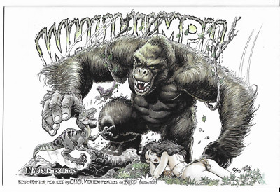 San Diego Comic Con BASEMENT/AMRYL Comics Jam Book (2002) CAVEWOMAN by Budd Root