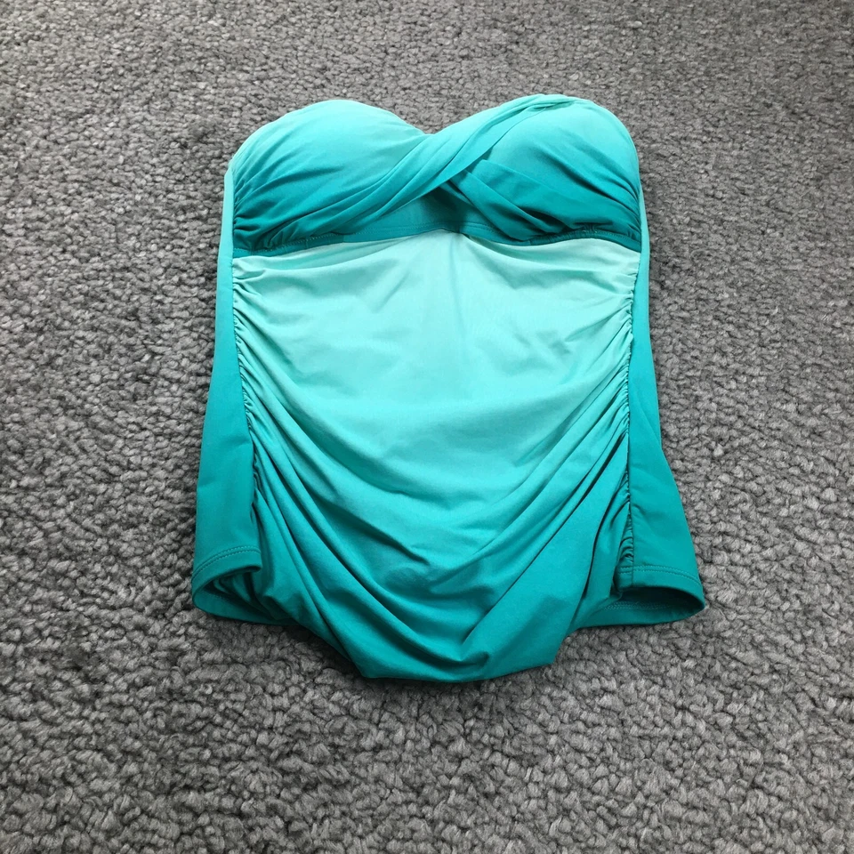 Lote de 2 Camisetas Tankini Joe Boxer para Mujer Talla S Sin Tirantes Sólidas Florales Torcidas-Frente Foto 2 de 4