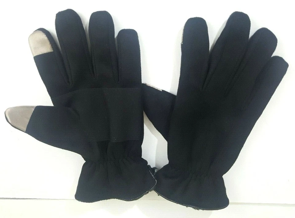 Guantes de invierno con pantalla táctil Saddlebred para hombre L XL forrados de piel sintética negros NUEVO sin etiquetas Foto 2 de 4