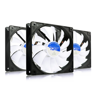 AABCOOLING SILENT FORCE FAN 12 LEISE GEHÄUSE LÜFTER 120mm 12,9dB - 3 STÜCK PAKET