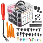 925x Car Bumper Retainer Clips Kit Push Pin Rivet Screw Fastener Remover Plastic