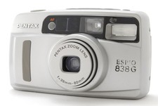 Tested  EXC 5  Pentax Espio 838G Silver 35mm Compact Film Camera From JAPAN