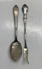 Mismatched Sterling Silver Fork and Spoon