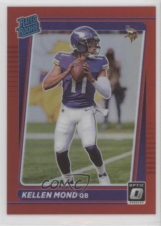 2021 Panini Donruss Optic Rated Red Prizm 70/99 Kellen Mond #221 Rookie RC 16ki