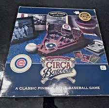 Front Porch Classics Circa Baseball Pinball Tabletop Game Cubs Edition Complete