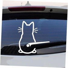 Vinyl Funny Cat Waving Tail Rear Window Windshield Sticker Decal for Cars,Car