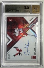 2017 Panini Elite Draft Picks Red DieCut Auto 31/35 Cooper Kupp BGS 9.5/10