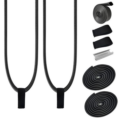 2 Pcs Replacement Wakeboard Tower Rack Bungee Cord Strap with Pull Tab, Wakeb...