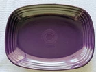 Fiesta Rectangular Serving Platter Mulberry Purple 12"