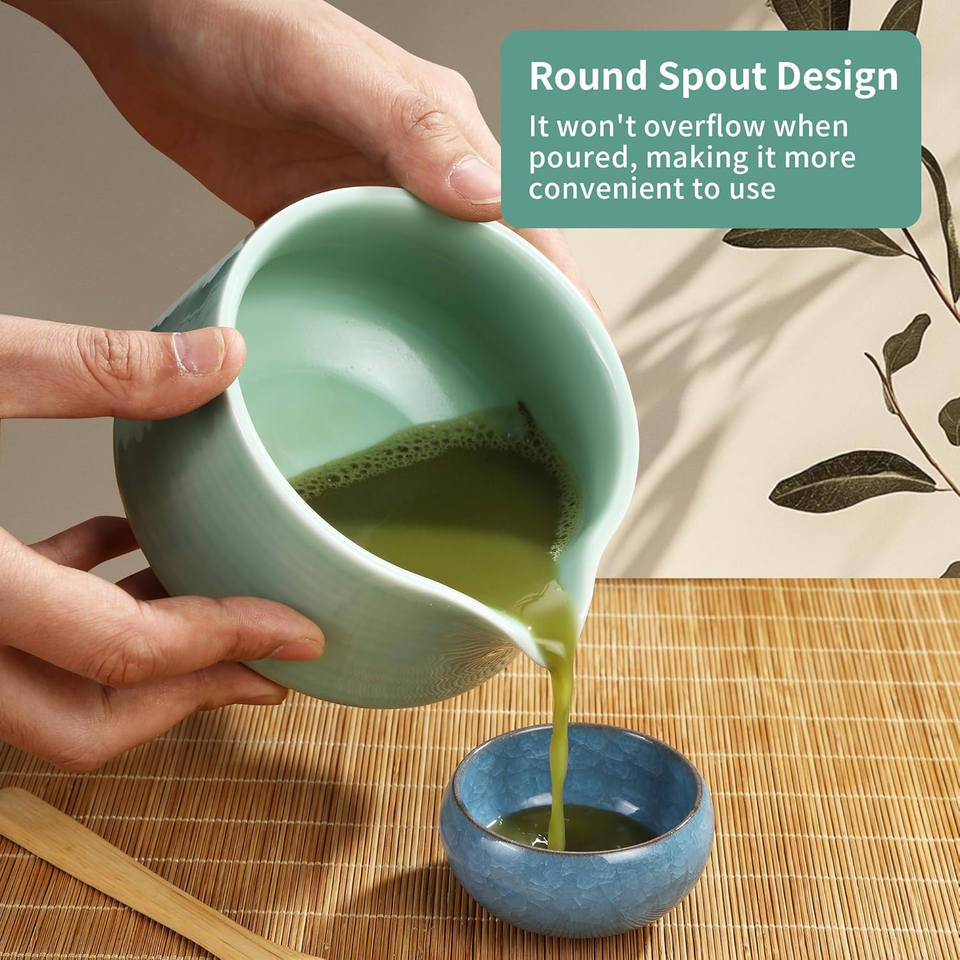 Set Matcha 5 Pezzi - Frusta Bambù, Cucchiai E Setaccio Per Tè Matcha