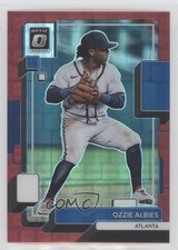2022 Panini Donruss Optic Red Pandora Prizm 36/99 Ozzie Albies #174 0zz3