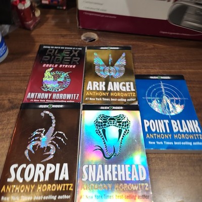 Alex Rider Series Books Lot Of 5 by Anthony Horowitz paperback, Eagle Strike