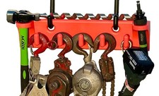 The Big Rack Bucket Truck Tool Organizer and Lineman Tool Board (Bucket Hooks...