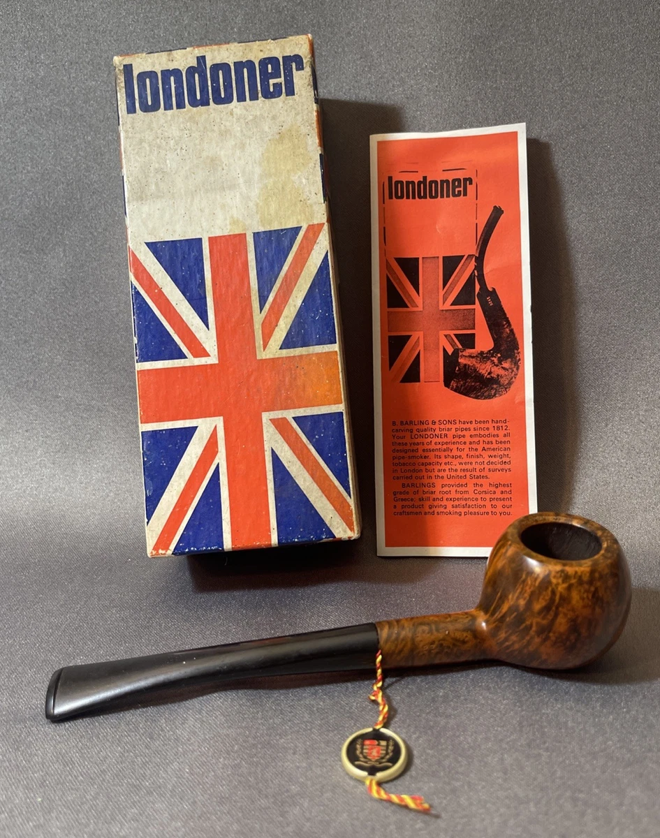 BB&S刻印 B.Barling Londoner 489 S ビンテージパイプ B Barling Londoner *Unsmoked* Prince 5386 Pipe NOS W/Box | eBay