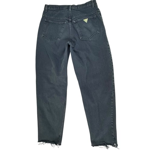 Guess, GUESS High Waist Tapered Blue Denim Jeans Men Size 34 DESTROYED 10075 Vintage