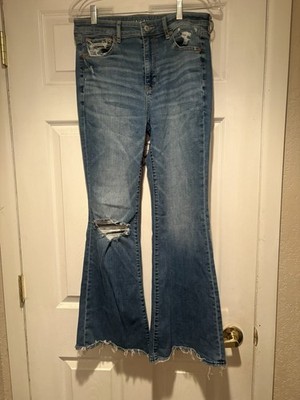 American Eagle Flare Jeans Super Hi-rise 8