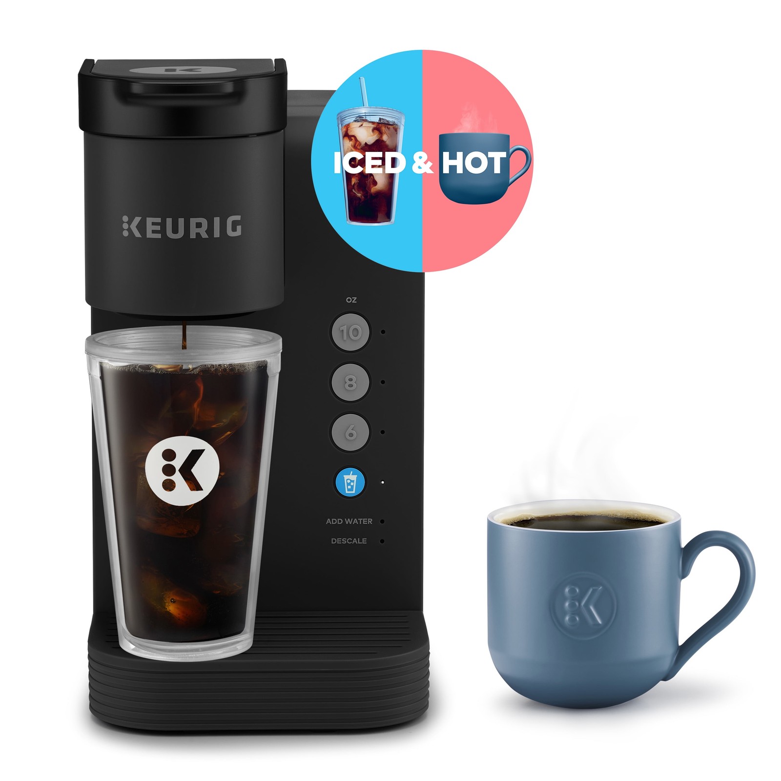 K-cup Iced And Hot Single-serve Coffee Maker Black