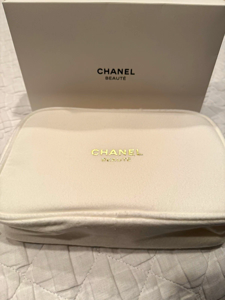 CHANEL White Makeup Bags & Cases for sale - eBay