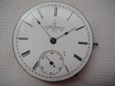 Vtg 1891 Elgin Grade 94 Model 1 Pocket Watch Movement- for PARTS or REPAIR