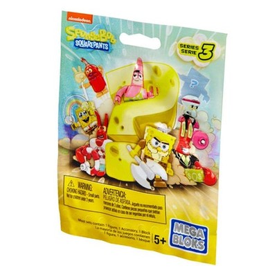 Mega Bloks CNJ86 SpongeBob SquarePants Micro Action Figures Series III