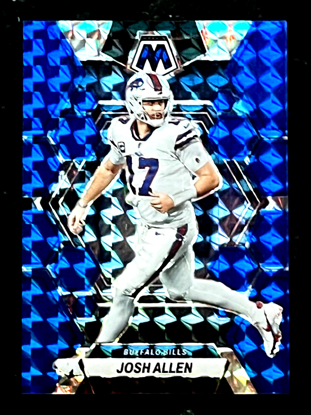 Josh Allen 2023 Panini Mosaic BLUE PRIZM 81/99 Buffalo Bills #21