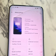 OnePlus 7 Pro 5G GM1920 8GB 256GB 6.67in Snapdragon 855 Blue