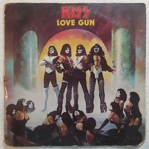KISS LOVE GUN 1977 VINYL ALBUM CASABLANCA RECORDS ALL ORIGINAL VINTAGE KISS ARMY