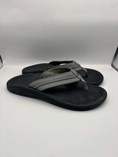 OluKai Men s Ohana Flip Charcoal/Onyx Flip Flops Size 12