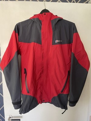 Berghaus Jacket Mens Red Arran Hydroshell Elite Outdoor Rain Coat
