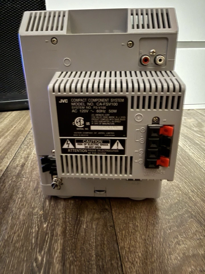 Sistema estéreo compacto JVC modelo CA-FSV100 raro de colección probado Y2K funcionando leer   Foto 4 de 4