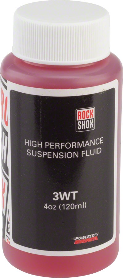 Rear Suspension Oil - RockShox Suspension Oil, 3wt, 120ml Bottle, Rear Shock