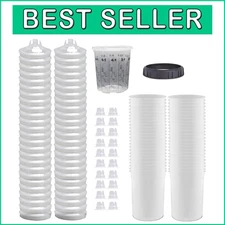 Efficient 50-Pack Paint Spray Liners & Lids for Cleaning-Free Painting