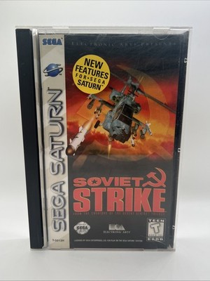 Soviet Strike (Sega Saturn, 1997) CIB Complete w/ Manual. FAST SHIPPING