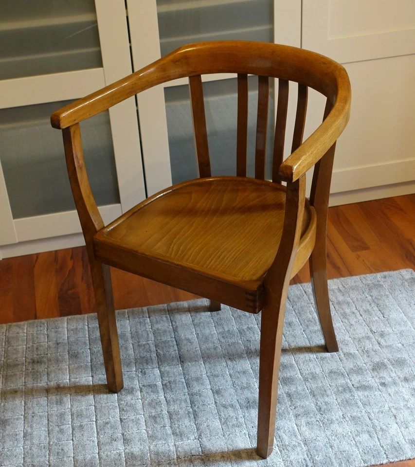 Bauhaus Art Deco Gropius Chair Armchair Bentwood Beech Antique 1920s 1930s Excellent! - Image 4 of 4