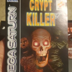 Konami Crypt Killer Sega Saturn PAL 1997 Light Gun Shooter Manual Included