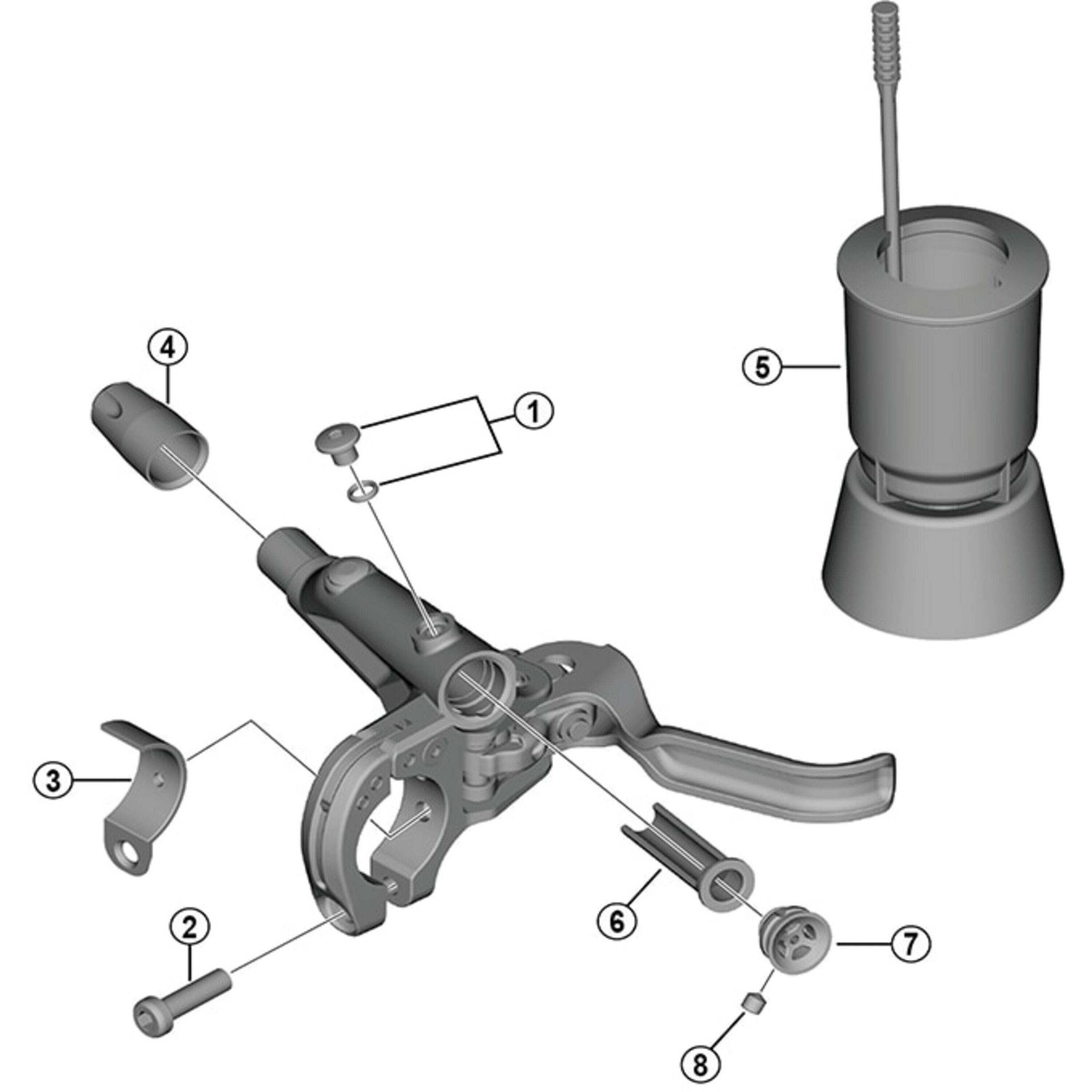 Shimano Spares BL-M8000 clamp bolt