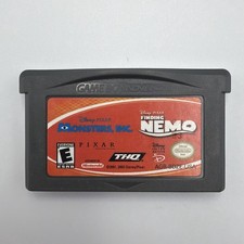 THQ Monsters, Inc. / Finding Nemo Nintendo Game Boy Advance E 2003 NTSC-U/C