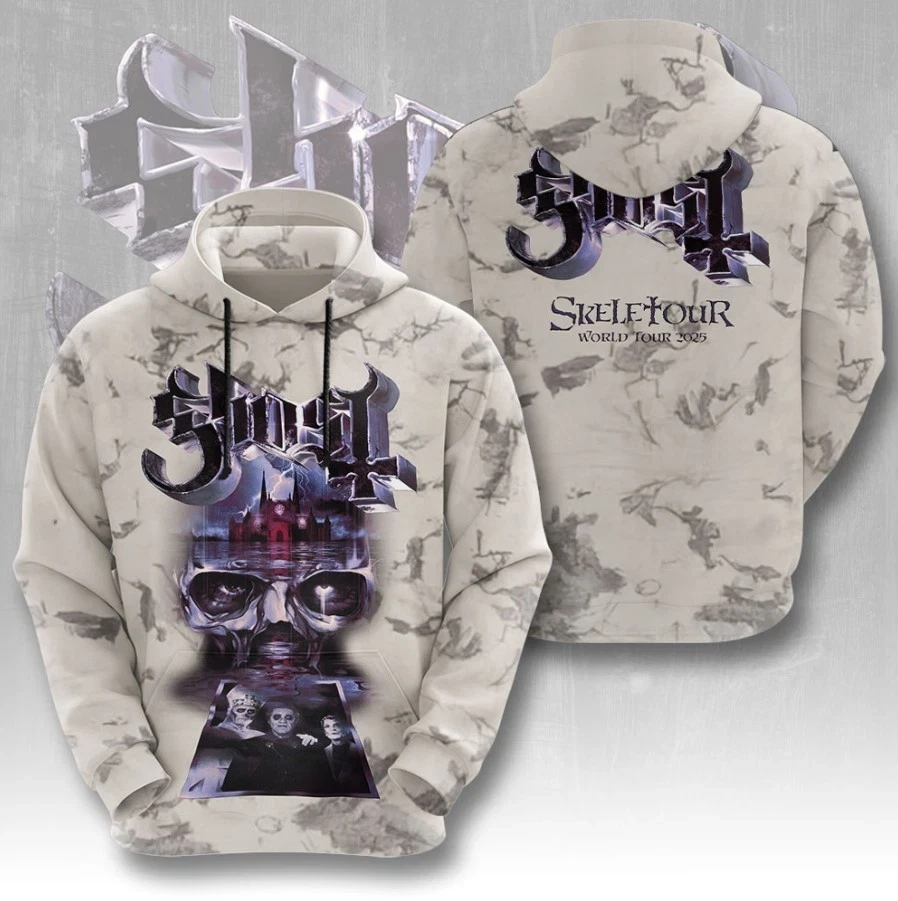 Tour 2025 Ghost Band 3D Hoodie Best For Fan Ghost Band 3D Shirt