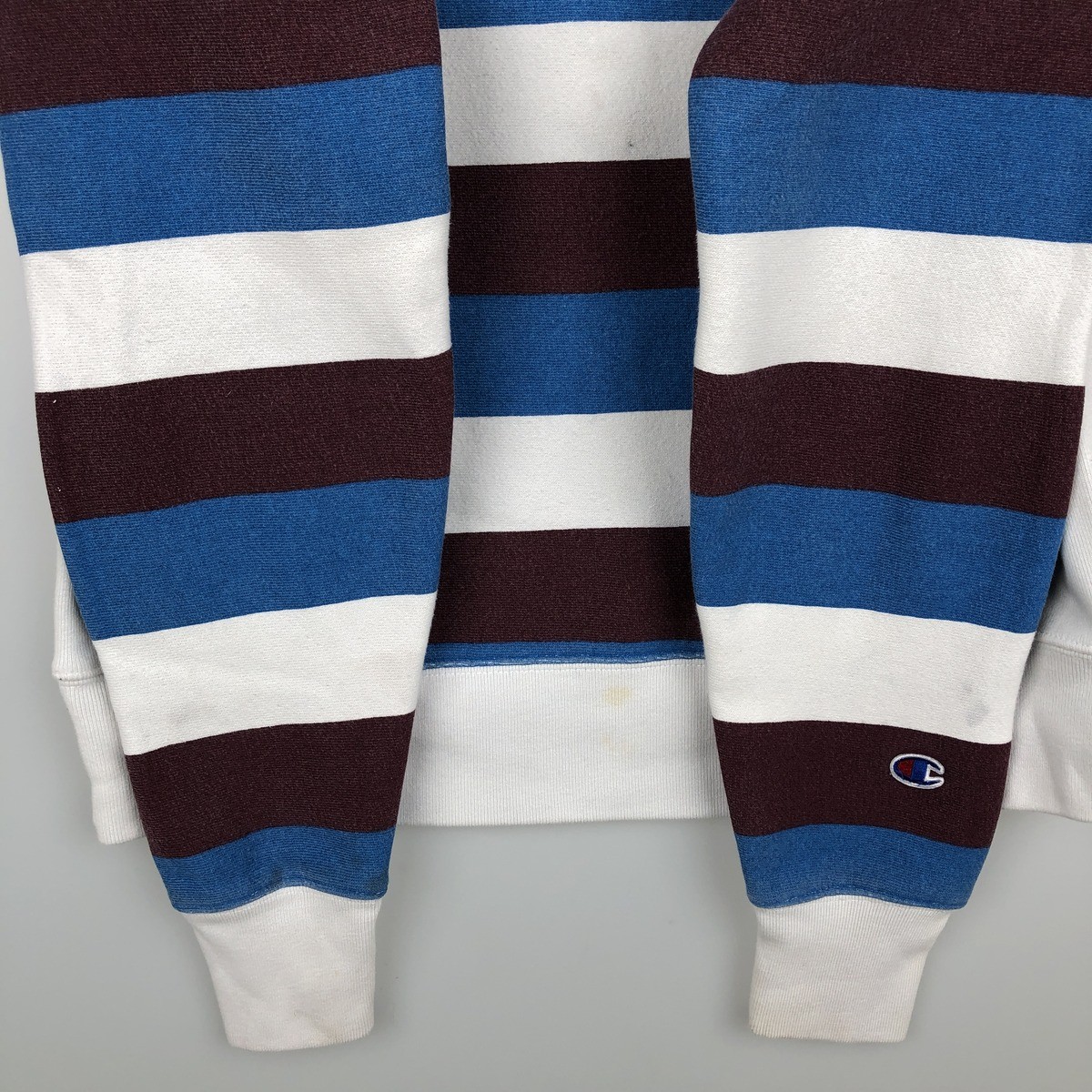 Used Champion Reverse Weave Striped Pattern Logo … - image 10