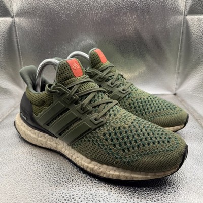 Size 7 Adidas UltraBoost 1.0 Limited Olive Base Green Mens Running Shoes AF5837