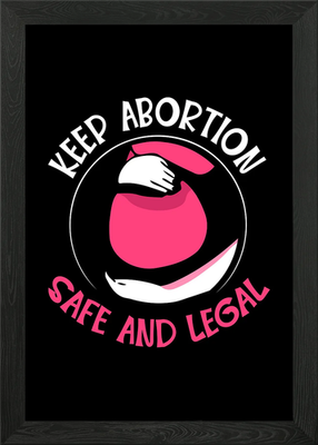 #ad Pro Abortion Framed Wall Art Poster Canvas Print Picture GBP 34.95