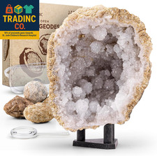 National Geographic Break Open 5 Jumbo Geodes - Earth Science Kit with 5 Premium
