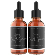 Rennora Hair Growth Serum with Organic Herbs and Natural Vitamins, Peppermint Oi