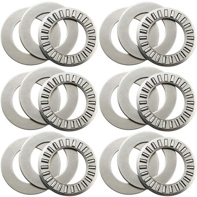 6 Sets Thrust Needle Roller BearingsRoller Bearing with Two Washers 3/4