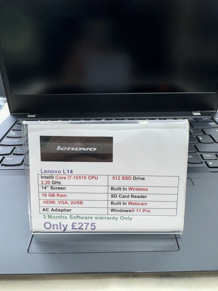 Lenovo ThinkPad L14 G3 · i5-1245U · 16GB · 256GB, photo 2 of 2