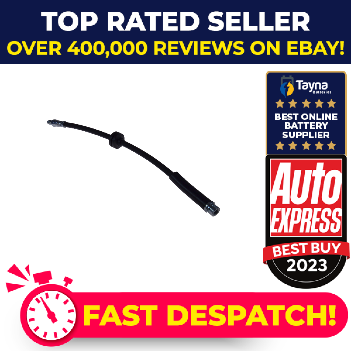 Brake Hose fits MAZDA 5 CW 1.6D Rear Left or Right 2010 on Hydraulic Blue Print