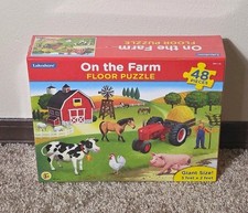 On The Farm Floor Puzzle 48pcs 3ftx2ft