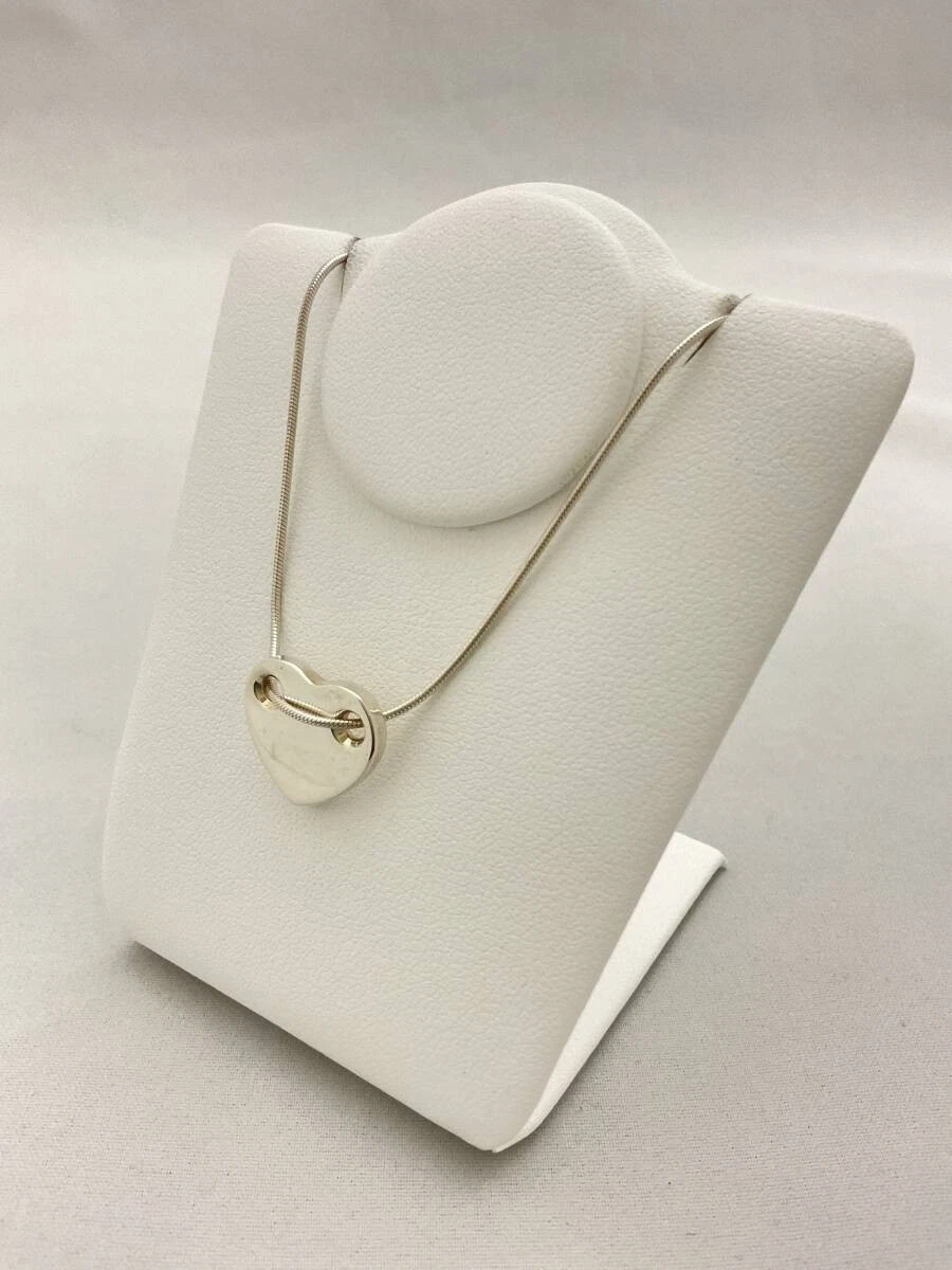Ciondolo a forma di cuore in argento sterling S925 fatto a mano: accento gotico in zircone - Italia